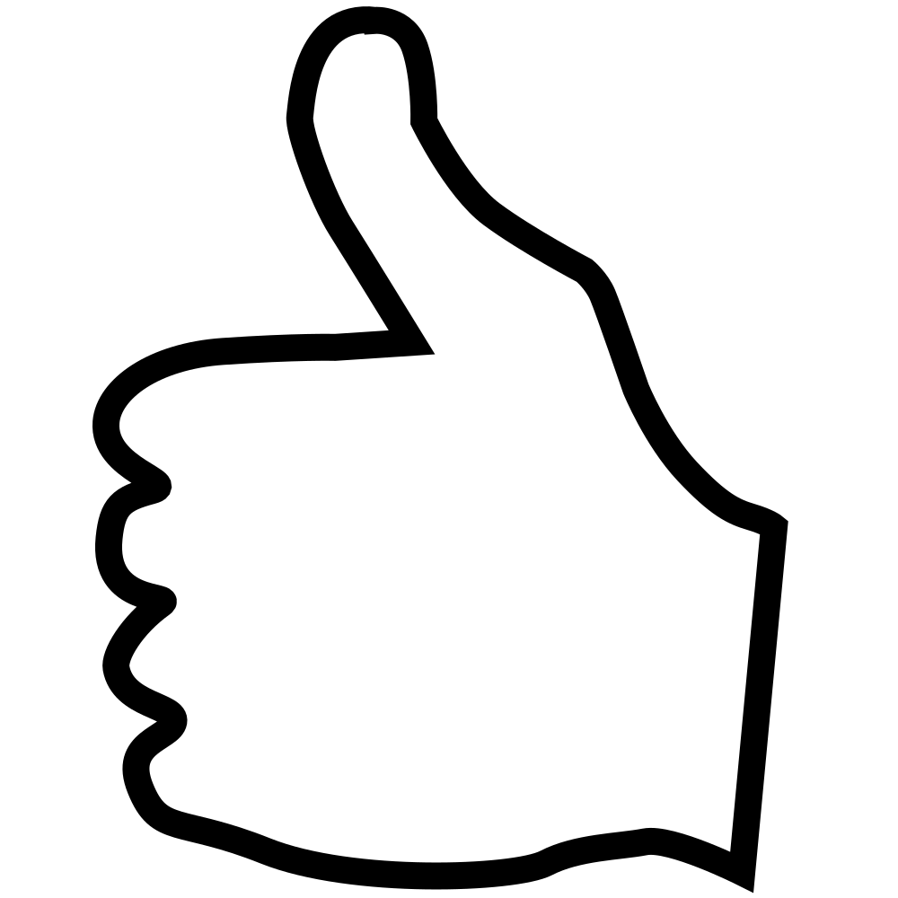 OnlineLabels Clip Art - Thumbs Up